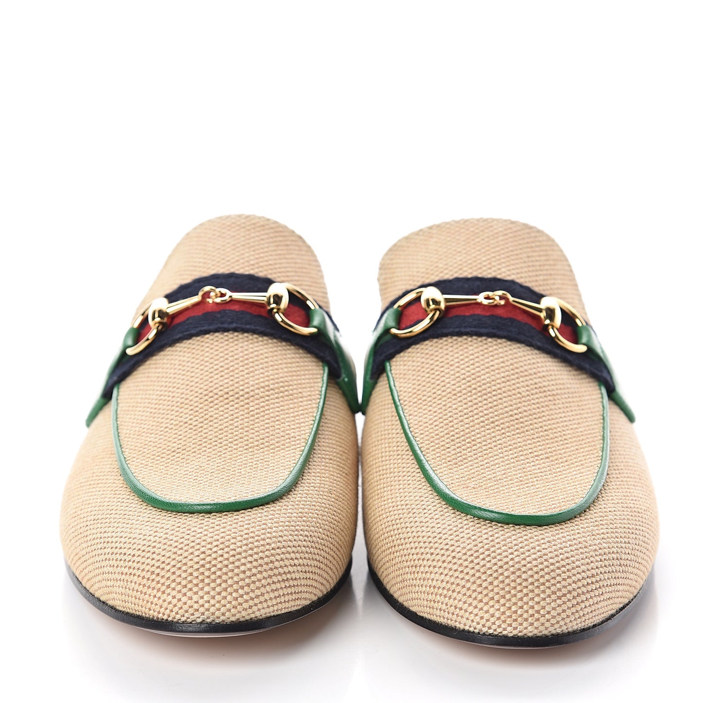 Canvas Vintage Charlotte Web Womens Princetown Slippers 37.5 Sand New Shamarock