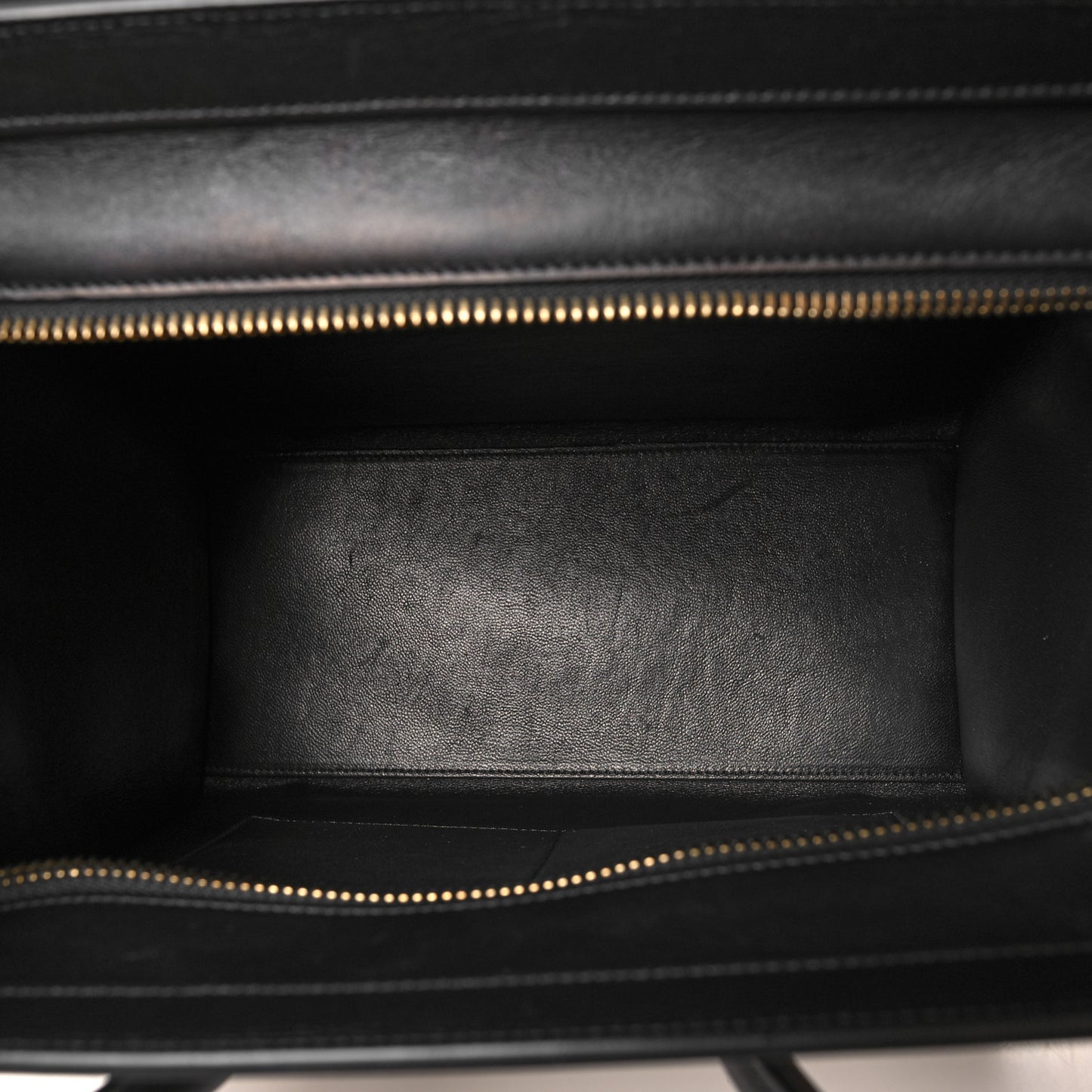 Baby Grained Calfskin Nubuck Micro Tri-Color Luggage Corn Red