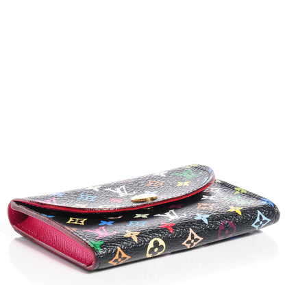 Louis Vuitton Monogram Multicolor Business Card Holder Black Grenade 4 of 8