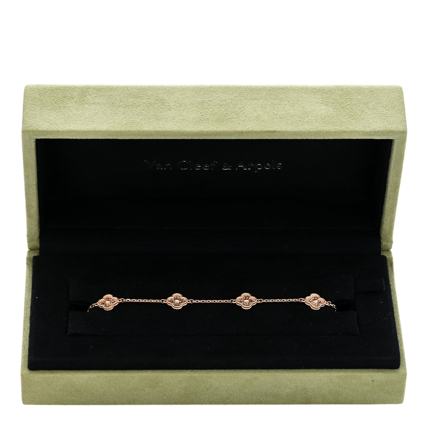 18K Rose Gold 6 Motifs Sweet Alhambra Bracelet