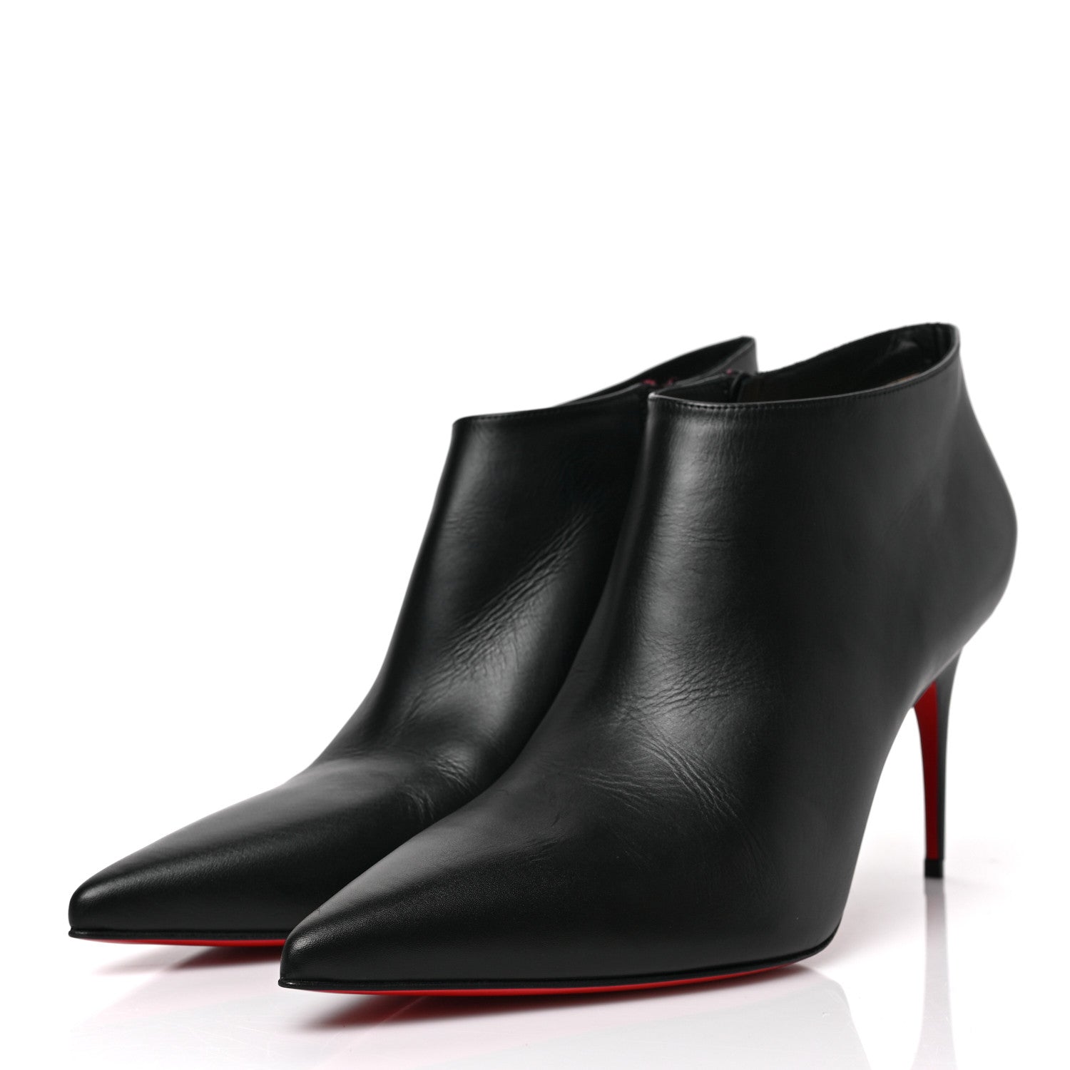 Christian Louboutin Calfskin Gorgona 85 Ankle Boots 41.5 Black 3 of 8