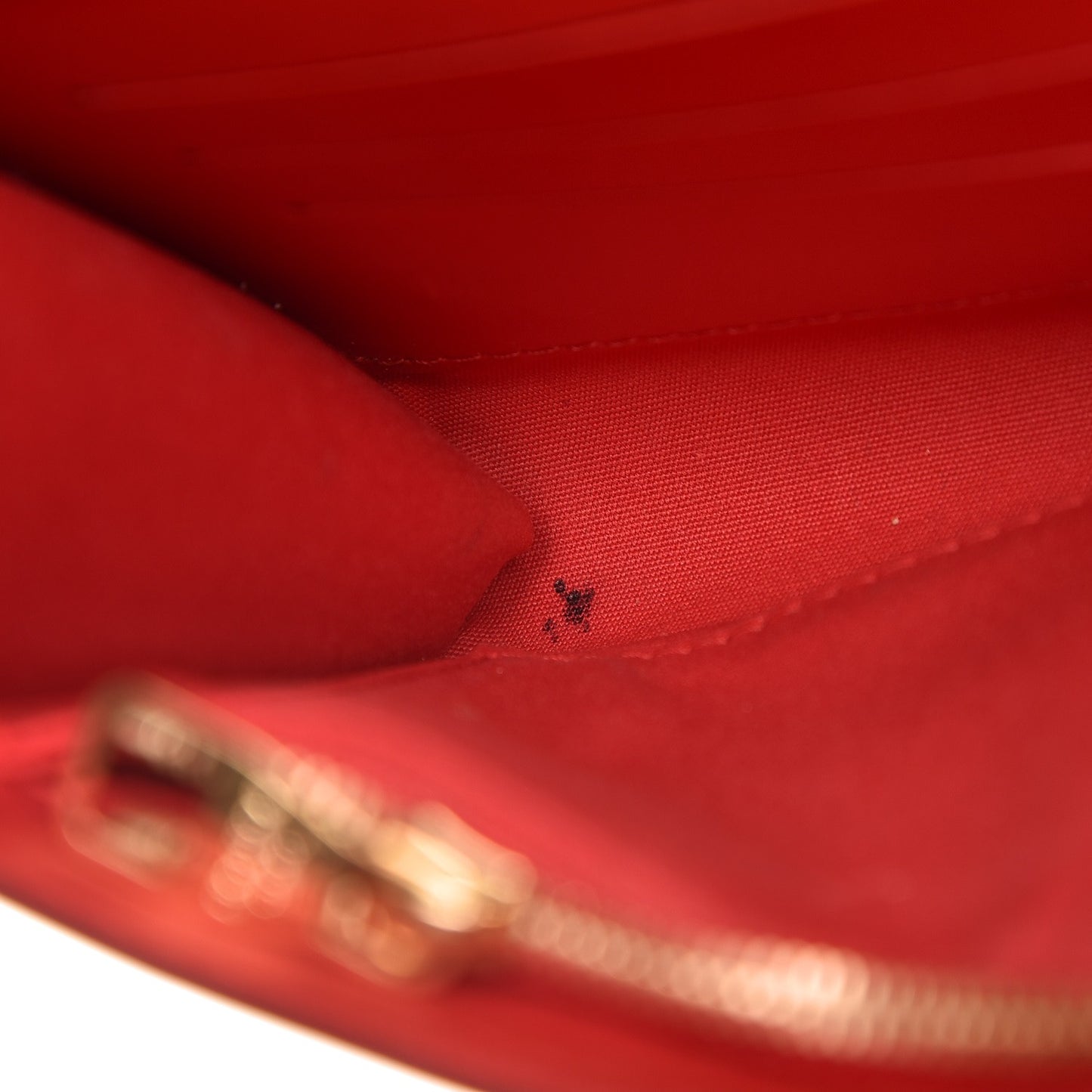 Patent Louise Clutch Cherry