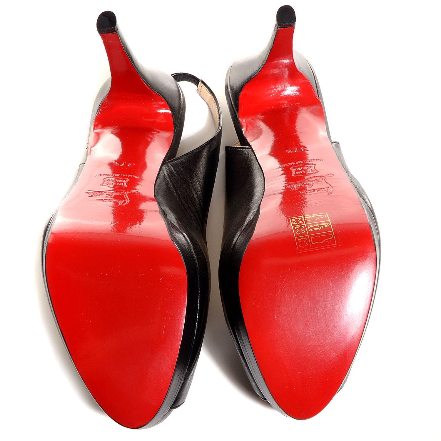 Christian Louboutin Nappa Catenita 140 Pumps 37.5 Black 5 of 5