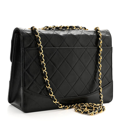 Chanel Lambskin Quilted Medium Single Flap Black 3 of 11