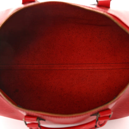 Louis Vuitton Epi Speedy 40 Castillan Red 4 of 13