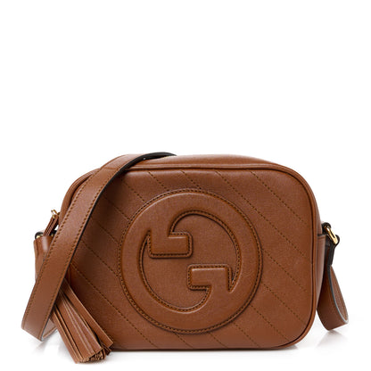 Gucci Sakai Be Green Calfskin Diagonal Stitched Small Blondie Shoulder Bag Cuir 1 of 10