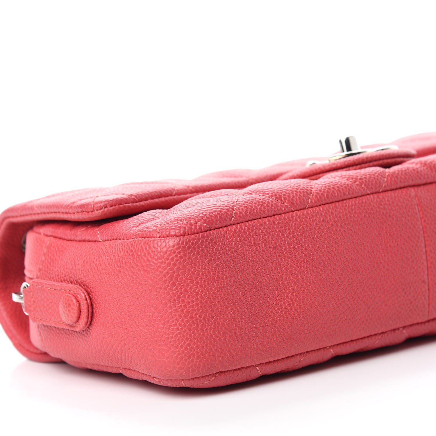 Chanel Caviar Quilted Medium Easy Flap Coral 6 of 10