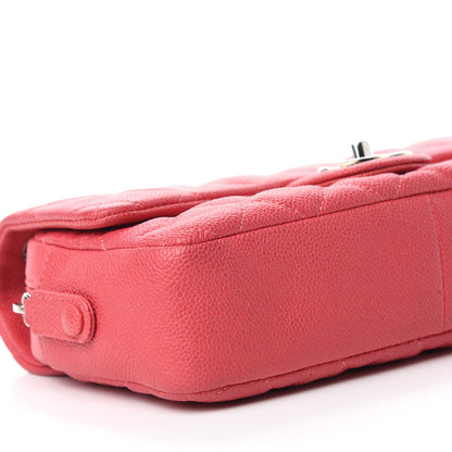 Chanel Caviar Quilted Medium Easy Flap Coral 6 of 10