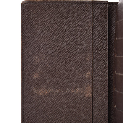 Louis Vuitton Damier Ebene Porte-Cartes Credit Yen Checkbook Wallet 7 of 13
