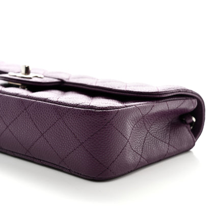 Chanel Caviar Quilted East West Flap Purple 10 of 10