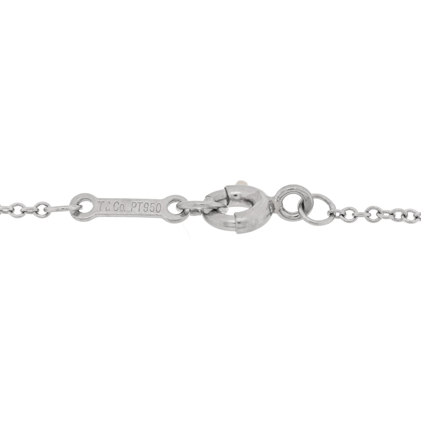 Platinum Diamond .08ct Elsa Peretti Diamonds by the Yard Bracelet