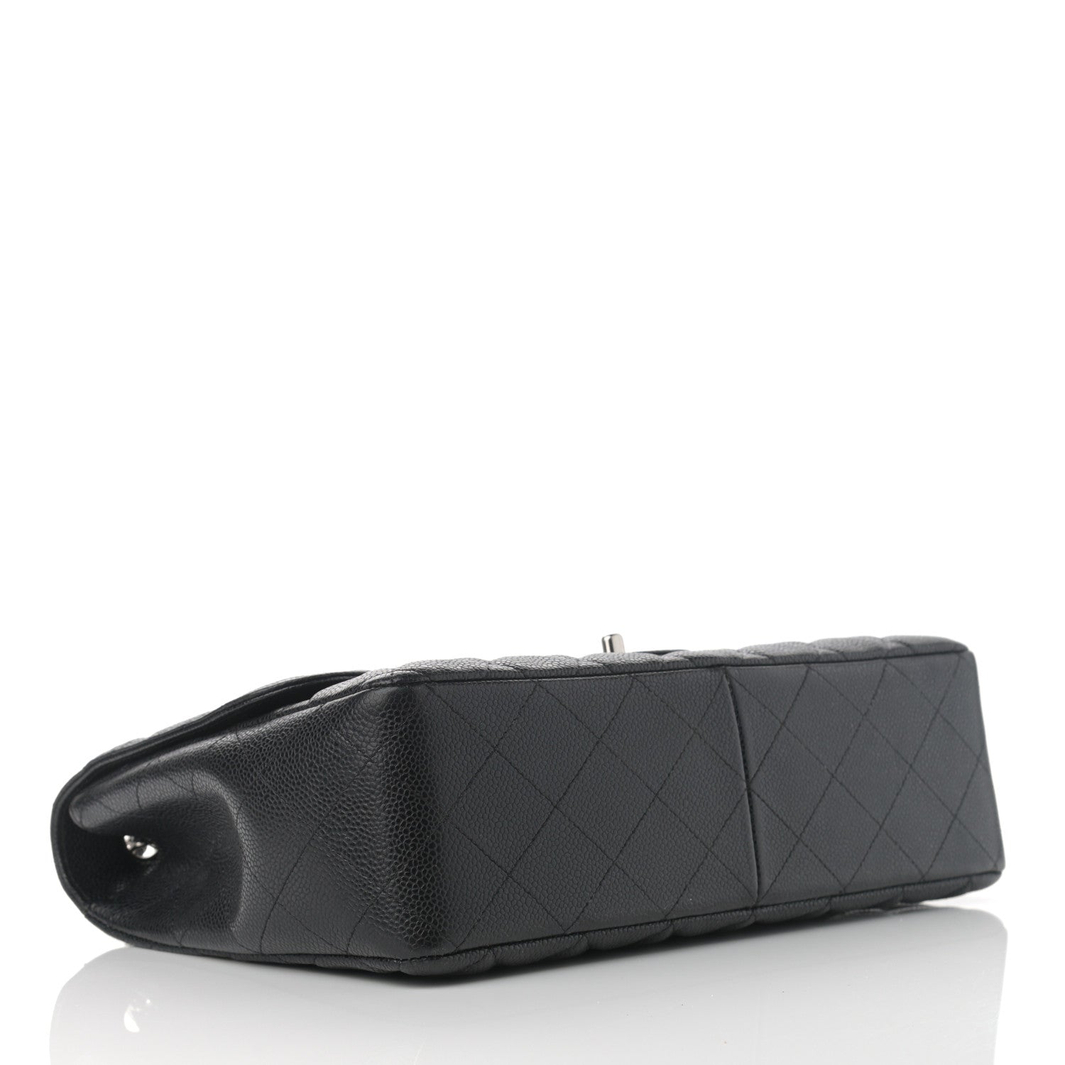 Chanel Caviar Quilted Jumbo Single Flap Black 4 of 12