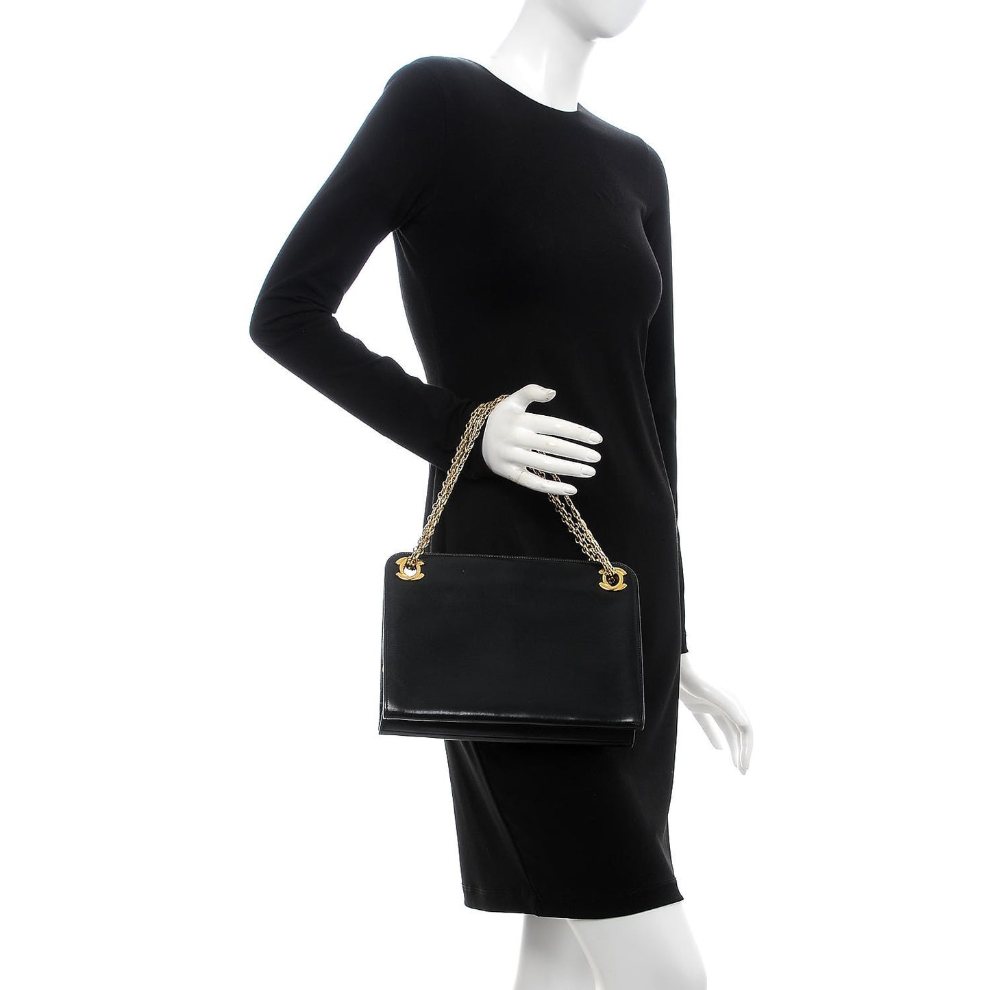 Lambskin CC Tote Black