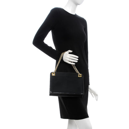 Chanel Lambskin CC Tote Black 2 of 20