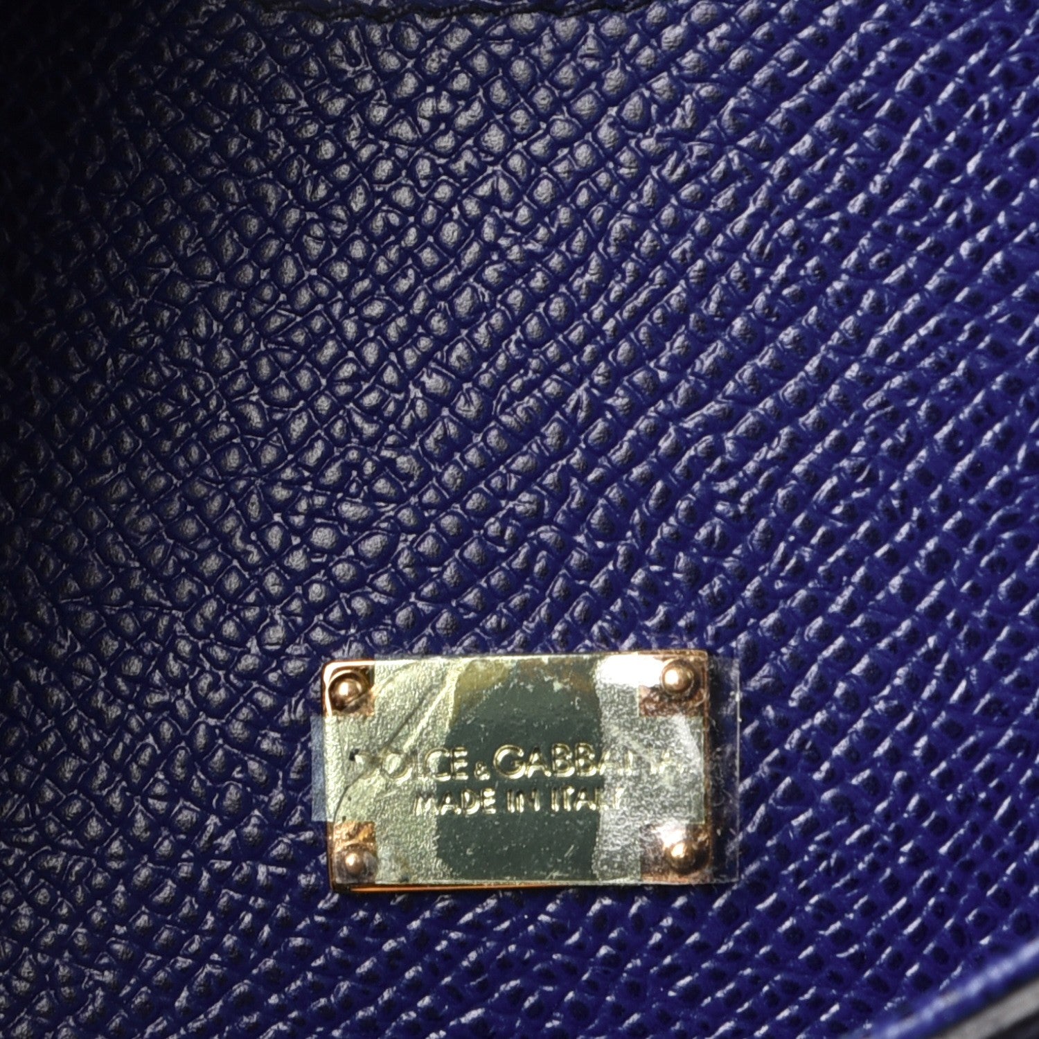 Dolce & Gabbana Dauphine Small Miss Sicily Embellished Handle Satchel Bleuette 7 of 7