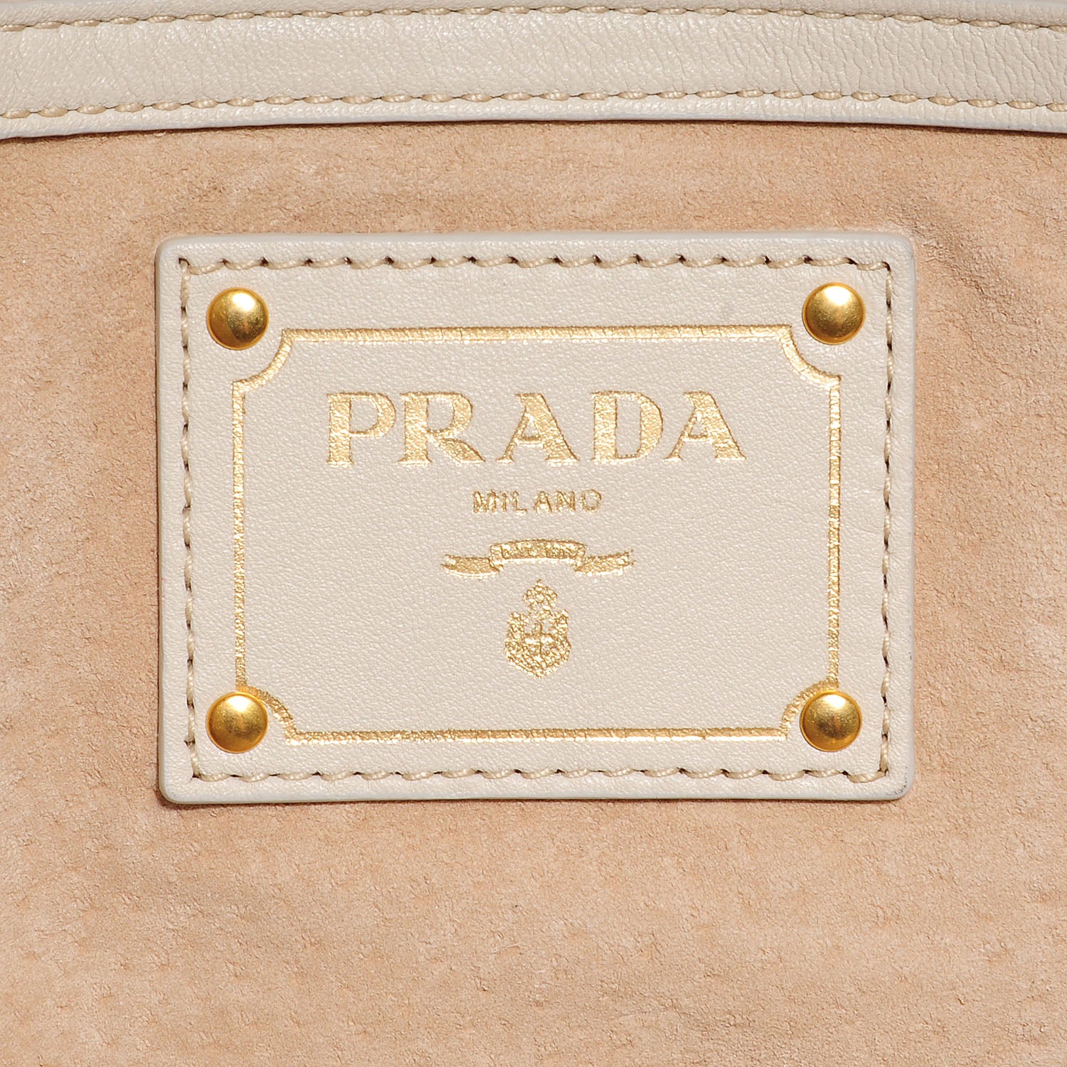Prada Soft Calf Shopper Tote Ghiaccio 7 of 10