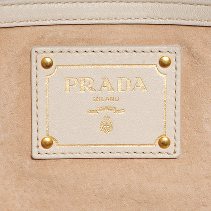 Prada Soft Calf Shopper Tote Ghiaccio 7 of 10