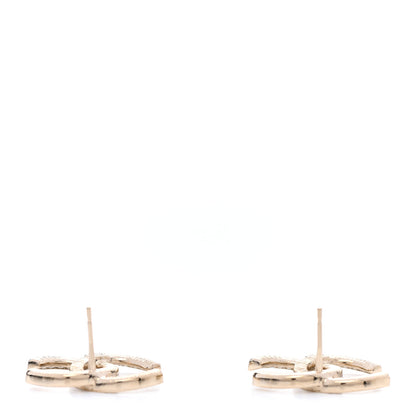 Chanel Crystal CC Earrings Silver 3 of 5