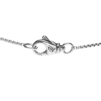 David Yurman Sterling Silver Diamond Mobile Circle Pendant Necklace 6 of 6