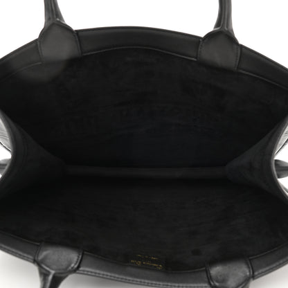 Christian Dior Calfskin Embossed Medium Book Tote Black 5 of 10