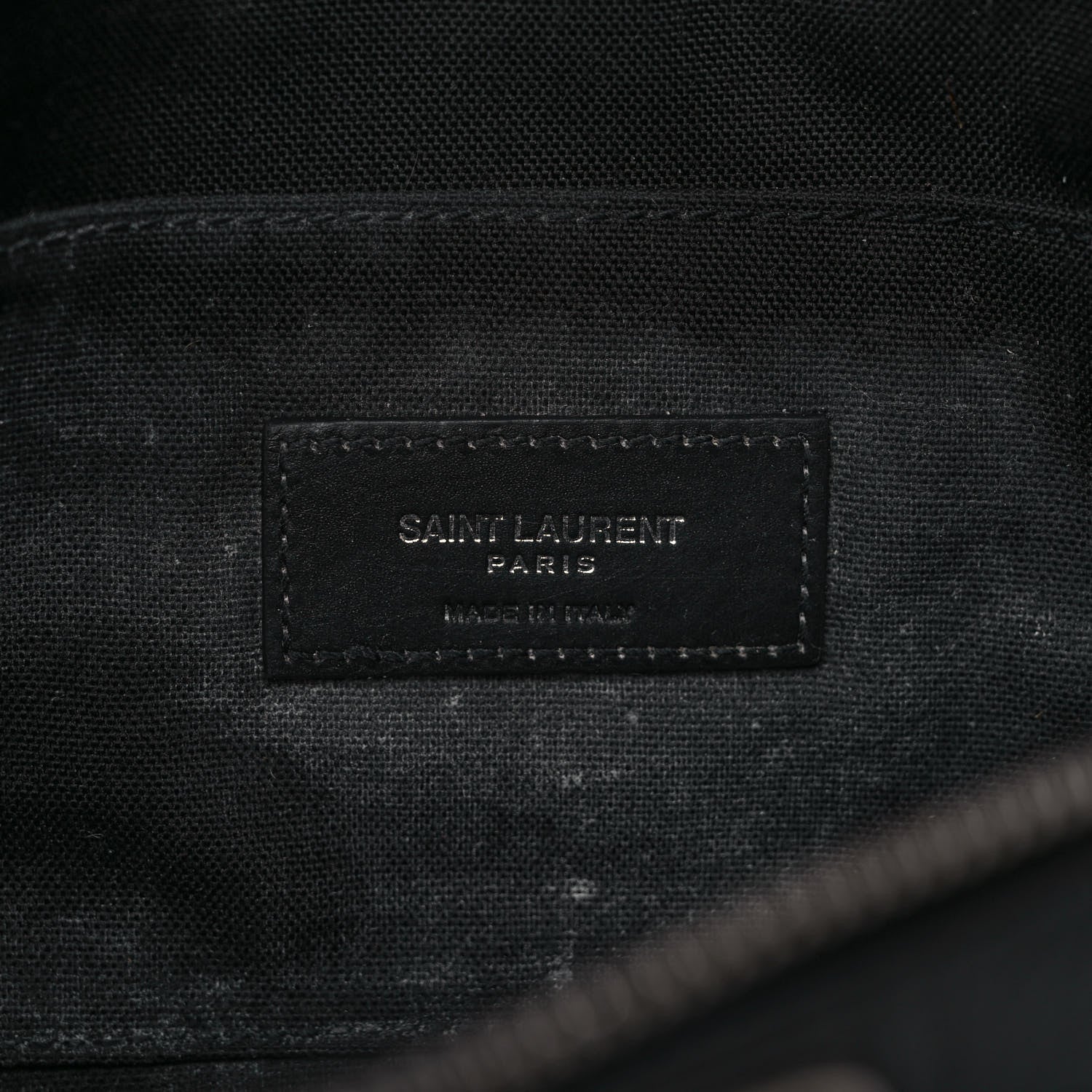 Saint Laurent Calfskin City Belt Bag Black 6 of 8