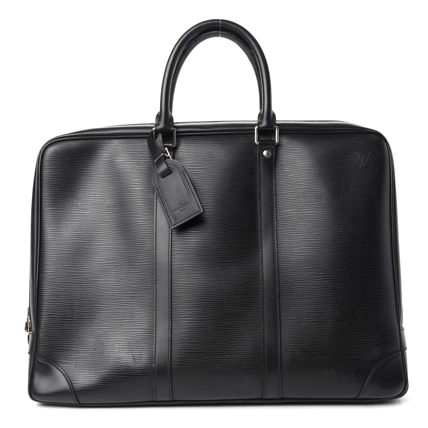 Louis Vuitton Epi Porte-Documents Voyage Briefcase Black 1 of 8