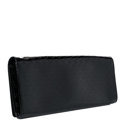 Gucci Patent Microguccissima Small Broadway Clutch Black 4 of 15