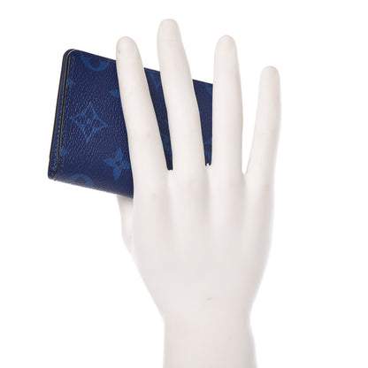 Louis Vuitton Monogram Taiga Pocket Organizer Cobalt 2 of 8