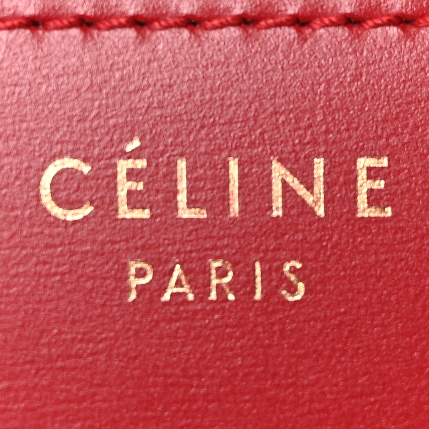 Celine Box Calfskin Medium Classic Box Flap Bag Red 6 of 10