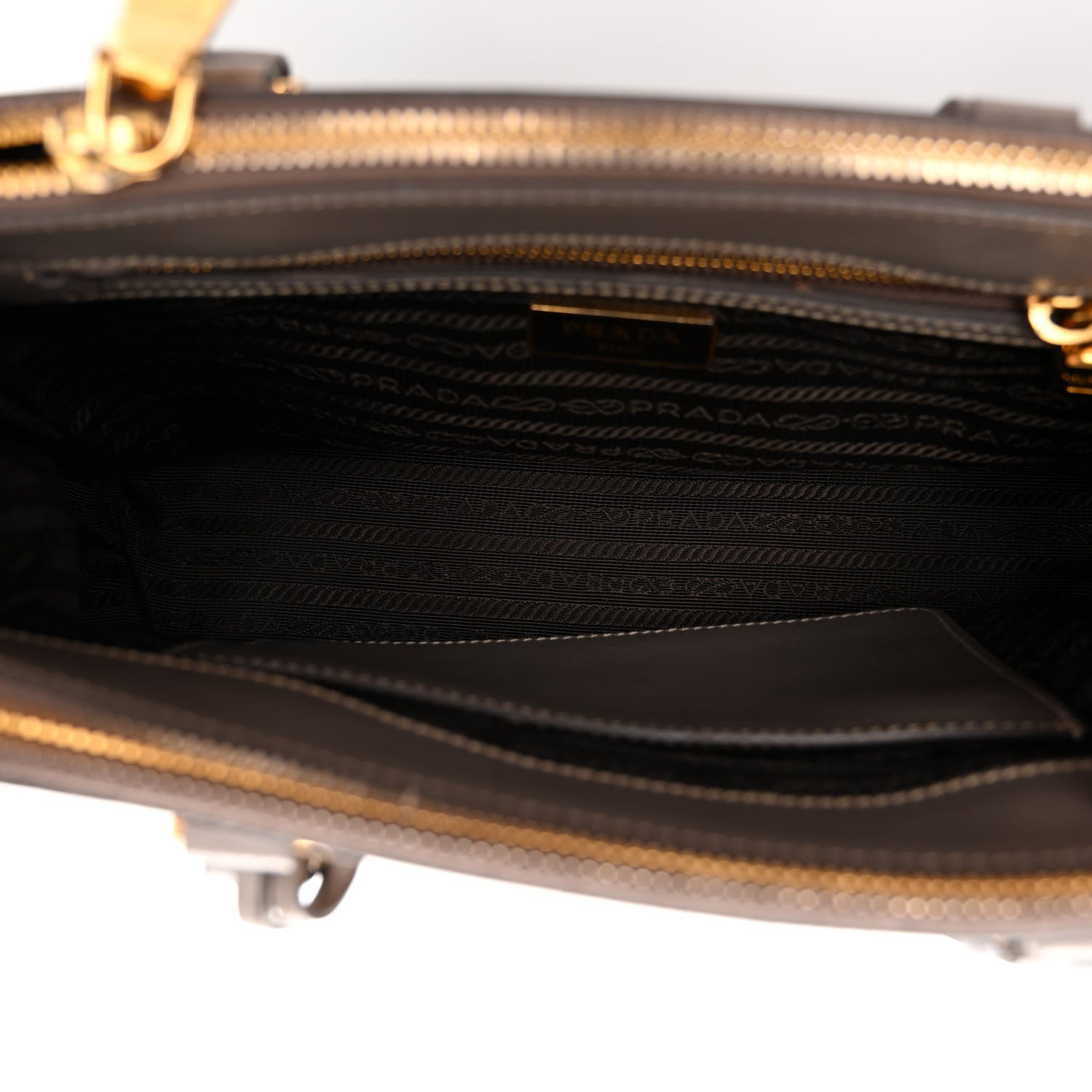 Prada Saffiano Small Galleria Double Zip Tote Argilla 5 of 15