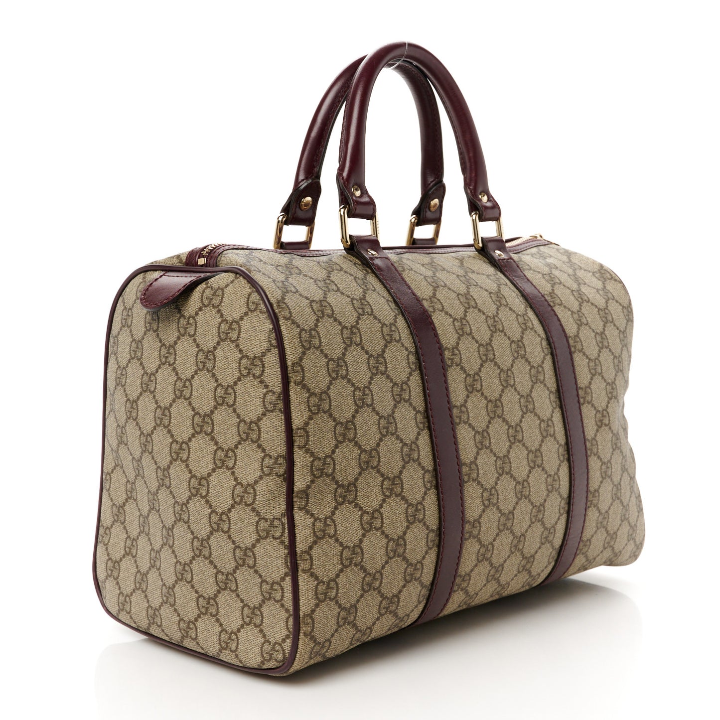 GG Plus Monogram Medium Joy Boston Bordeaux