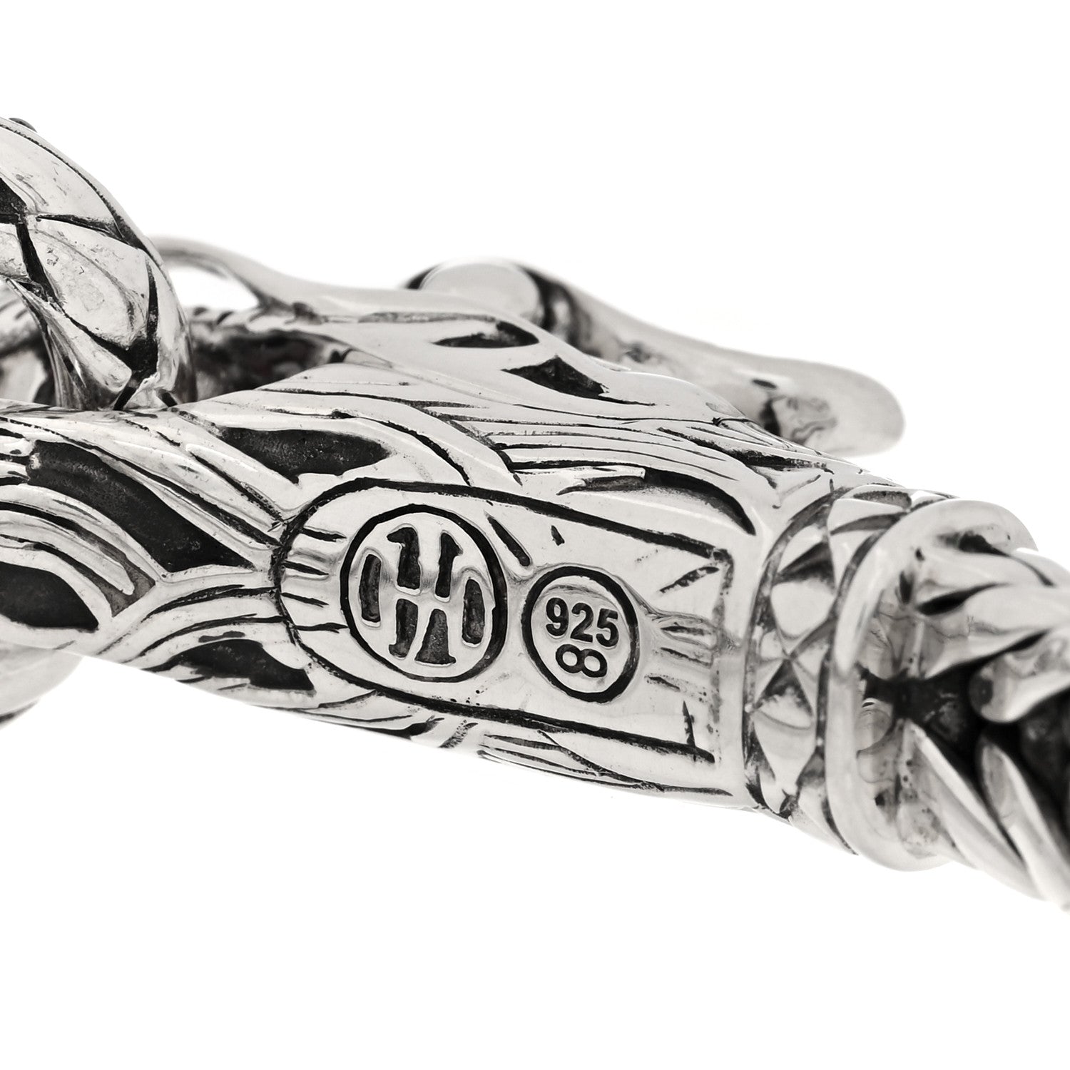 John Hardy Sterling Silver Ruby Legends Naga Station Bracelet 3 of 3