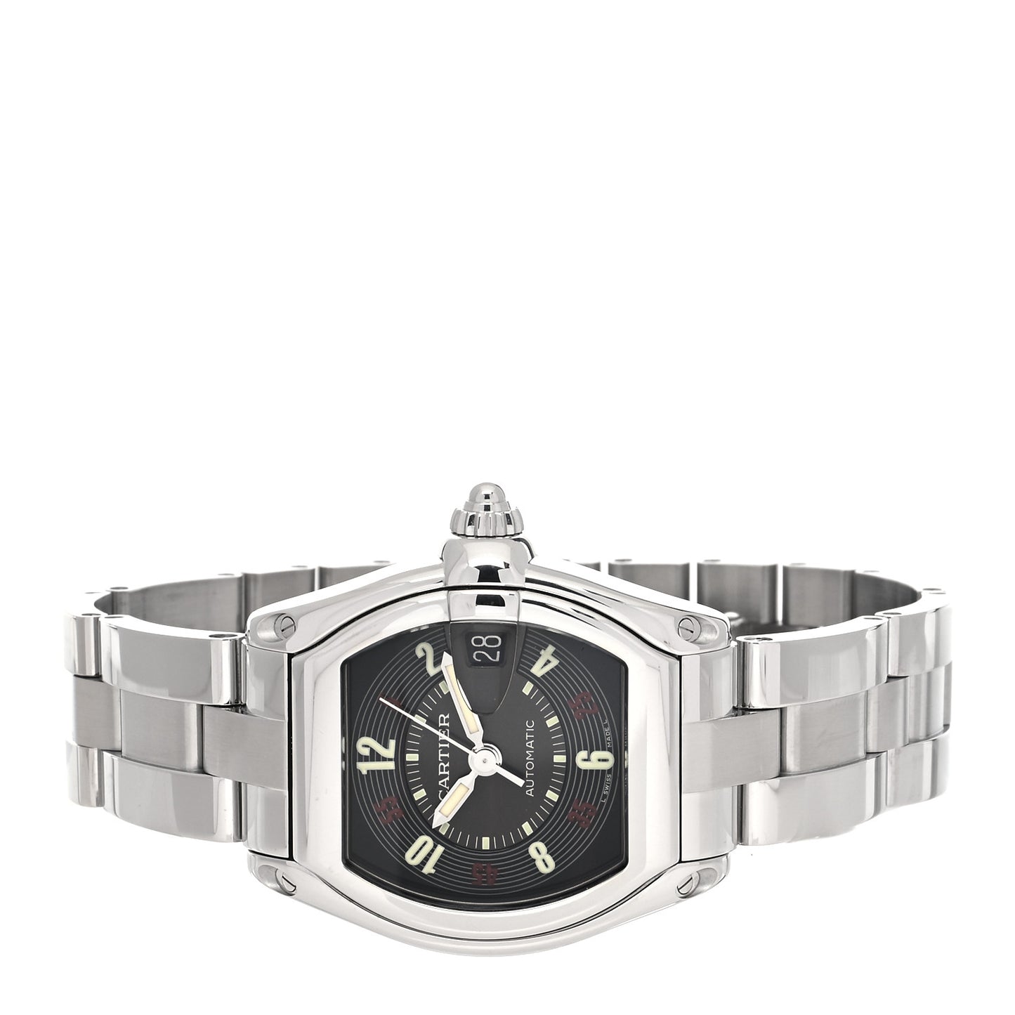 Stainless Steel 37mm Roadster Automatic Watch Black