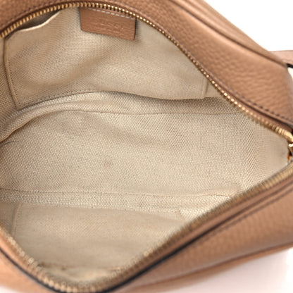 Gucci Pebbled Calfskin Small Soho Disco Bag Rose Beige 5 of 13