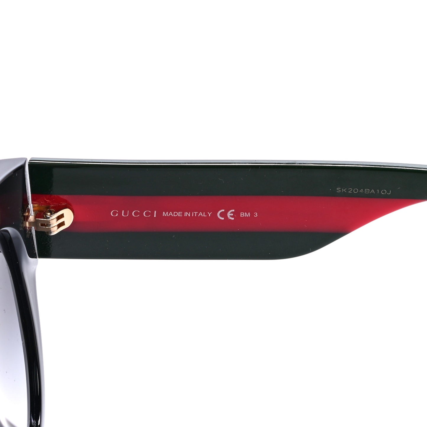 Acetate Oversized Rectangle Frame Web Sunglasses GG3864/S Black