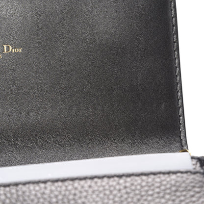 Christian Dior Metallic J'adior Croisiere Chain Wallet Dark Silver 9 of 14
