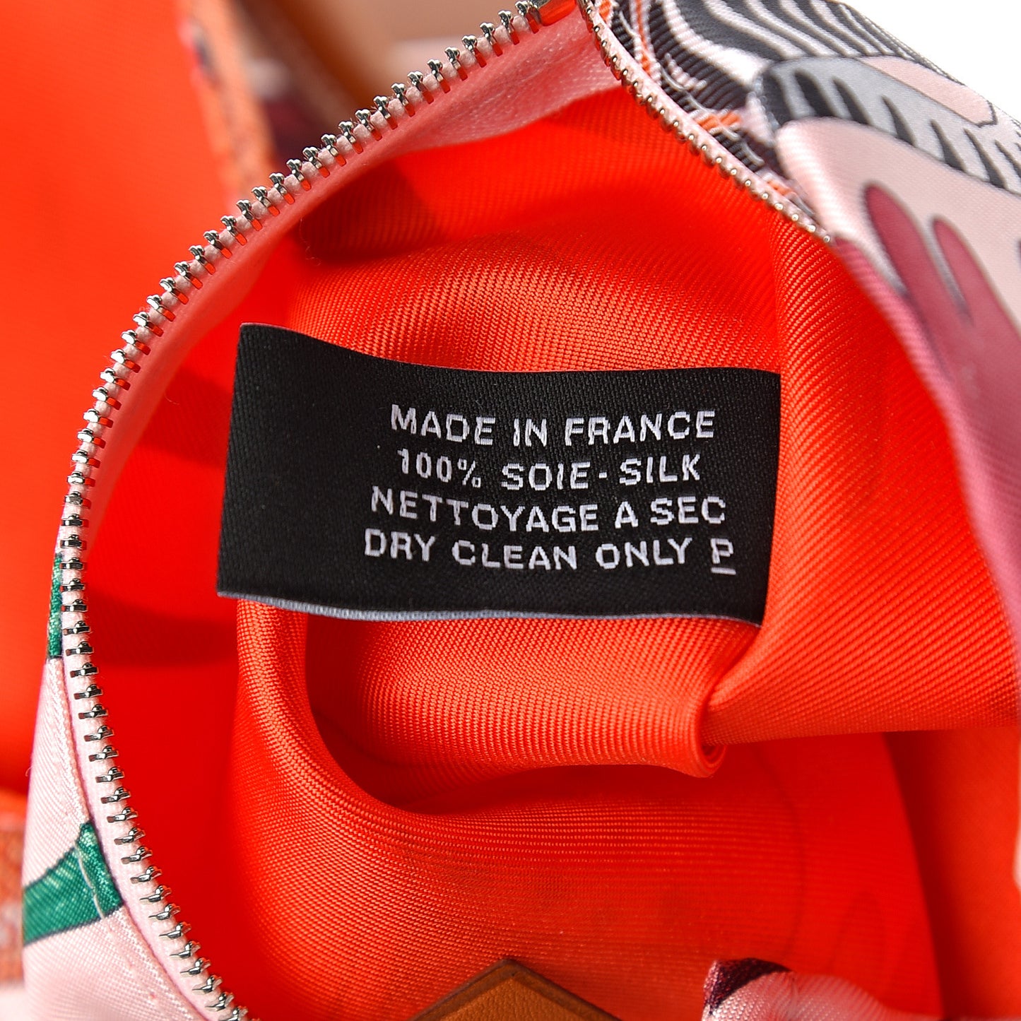 Silk La Marche Du Zambeze SilkyCity 33 PM Bag Rose Pale Rouge Vert