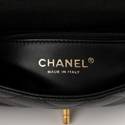 Chanel Caviar Quilted Mini Sweetheart Flap Black 6 of 11