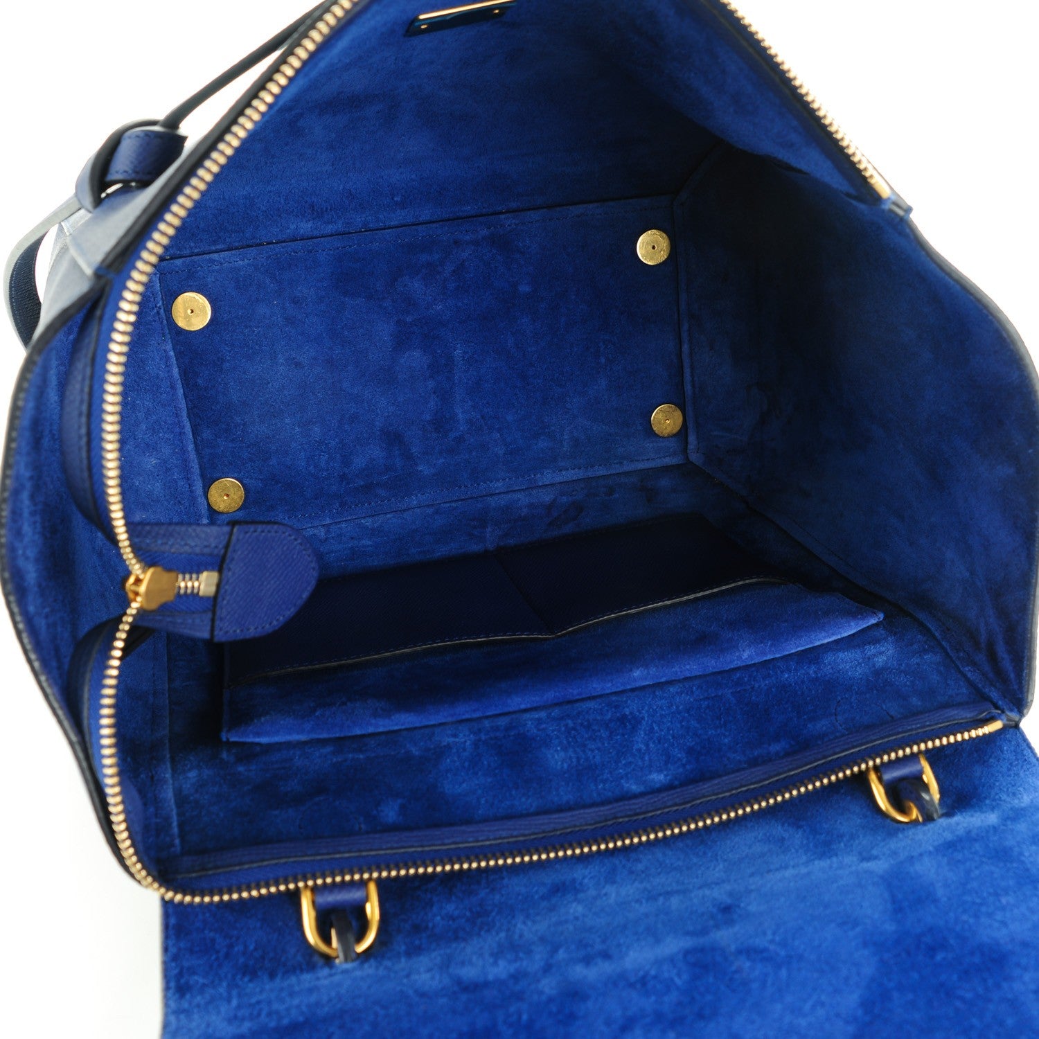 Celine Grained Calfskin Mini Belt Bag Indigo 5 of 8