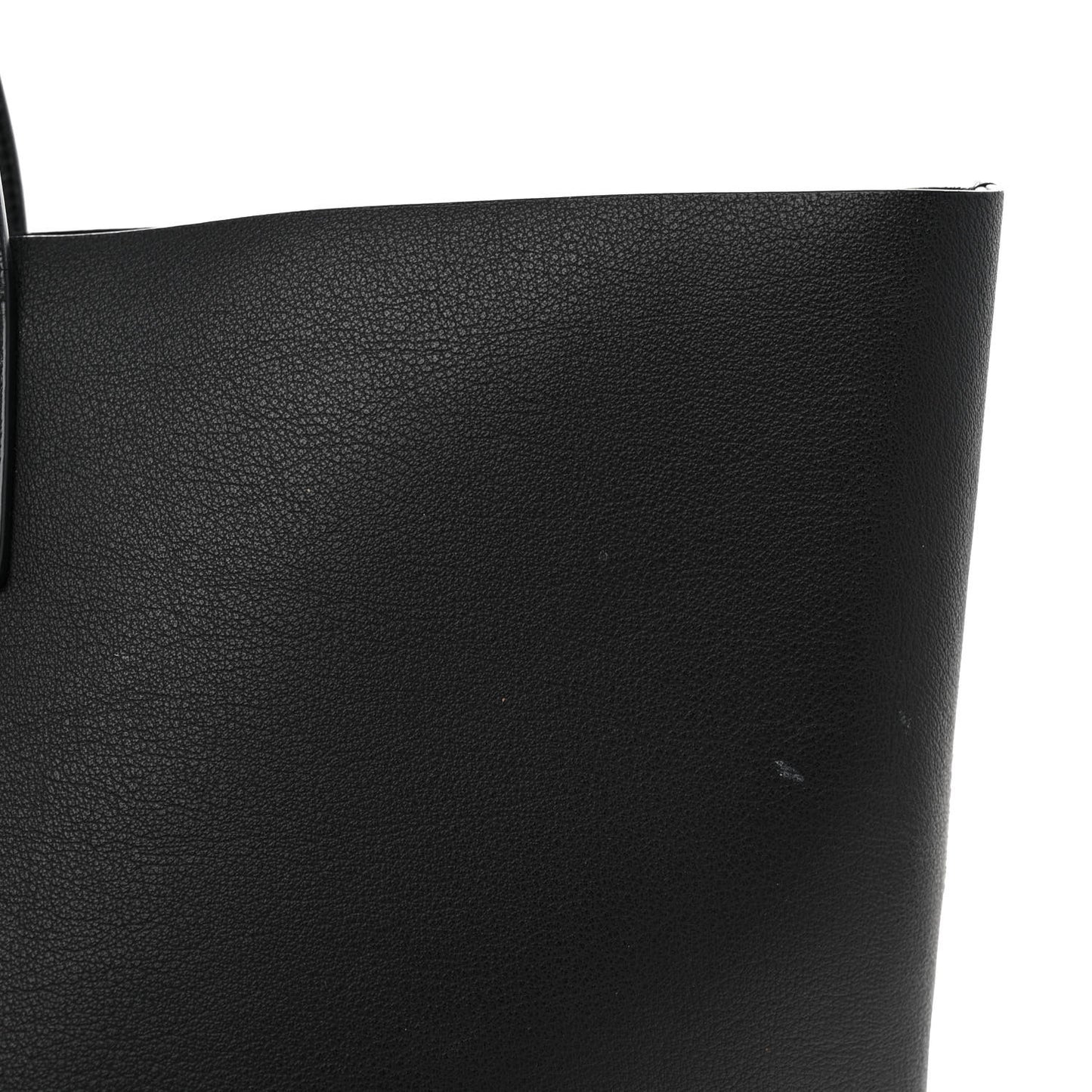 Calfskin Large Shopping Tote Black