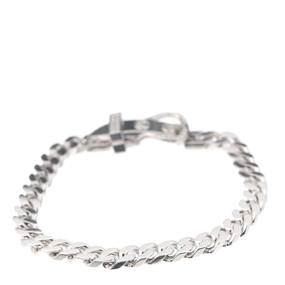 Hermes 18K White Gold Diamond Boucle Sellier Bracelet LG 3 of 5