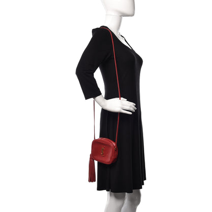 Saint Laurent Nappa Monogram Blogger Bag New Red 2 of 9