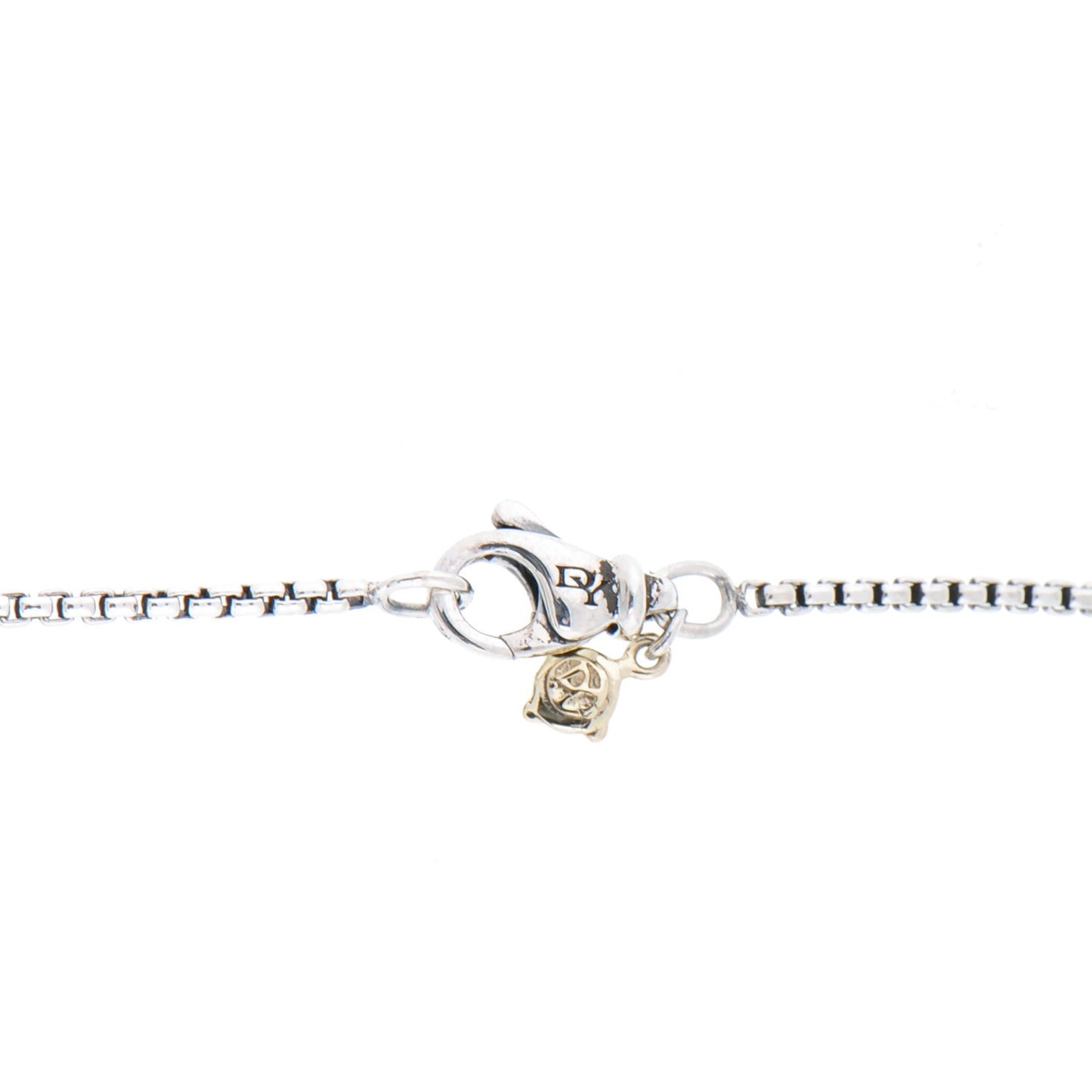 Sterling Silver Blue Topaz Diamond 14mm Albion Pendant Necklace