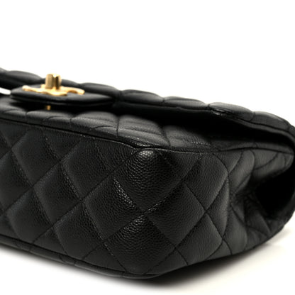 Chanel Caviar Quilted Small Handy CC Flap Black 11 of 11