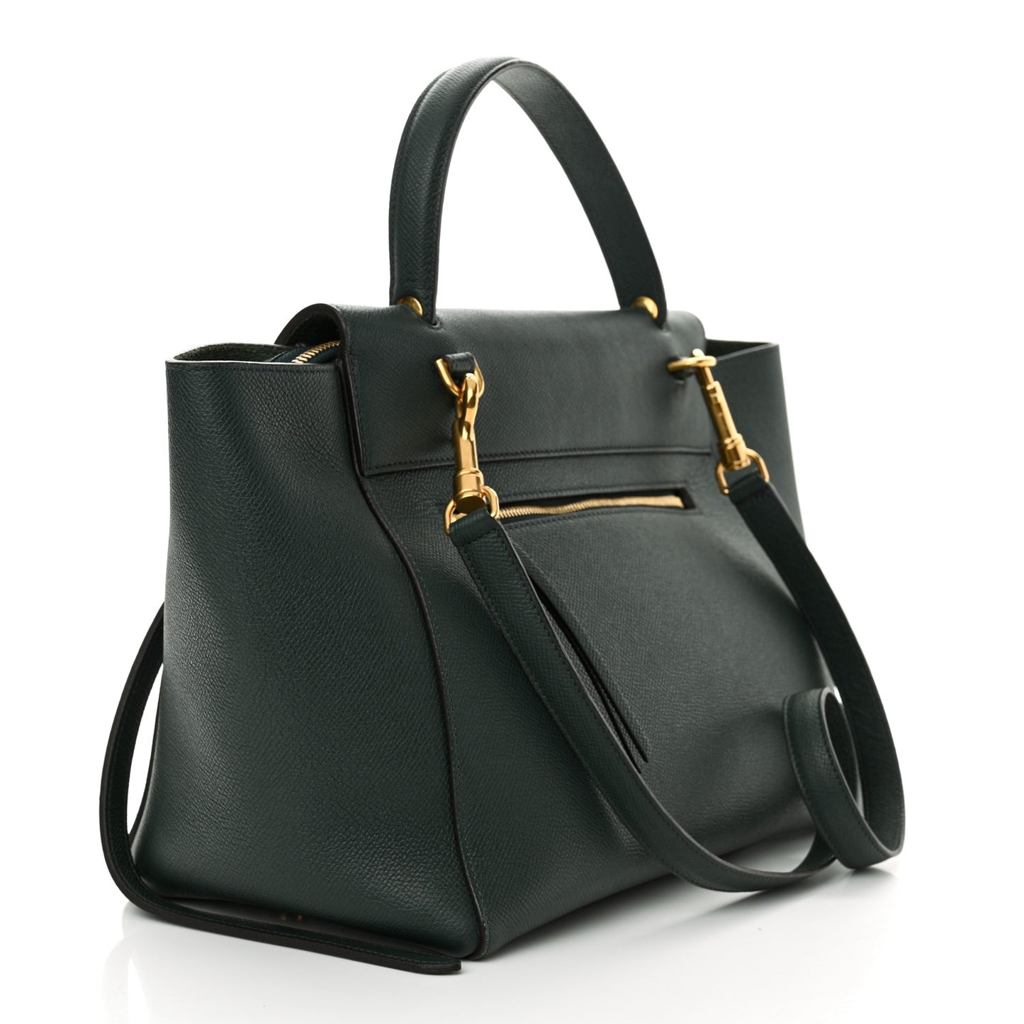 Grained Calfskin Mini Belt Bag Amazone