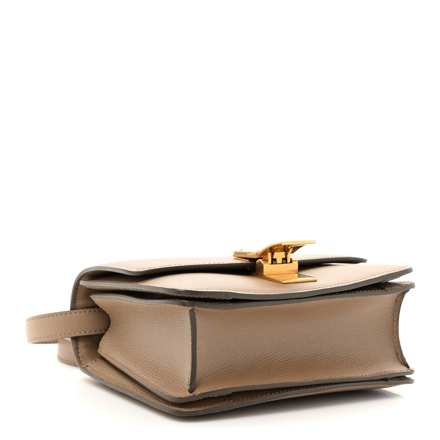 Celine Liege Calfskin Small Classic Box Flap Bag Taupe 4 of 14