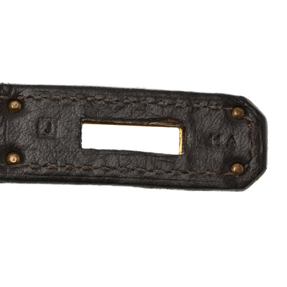 Hermes Taurillon Clemence Birkin 30 Chocolate 7 of 20
