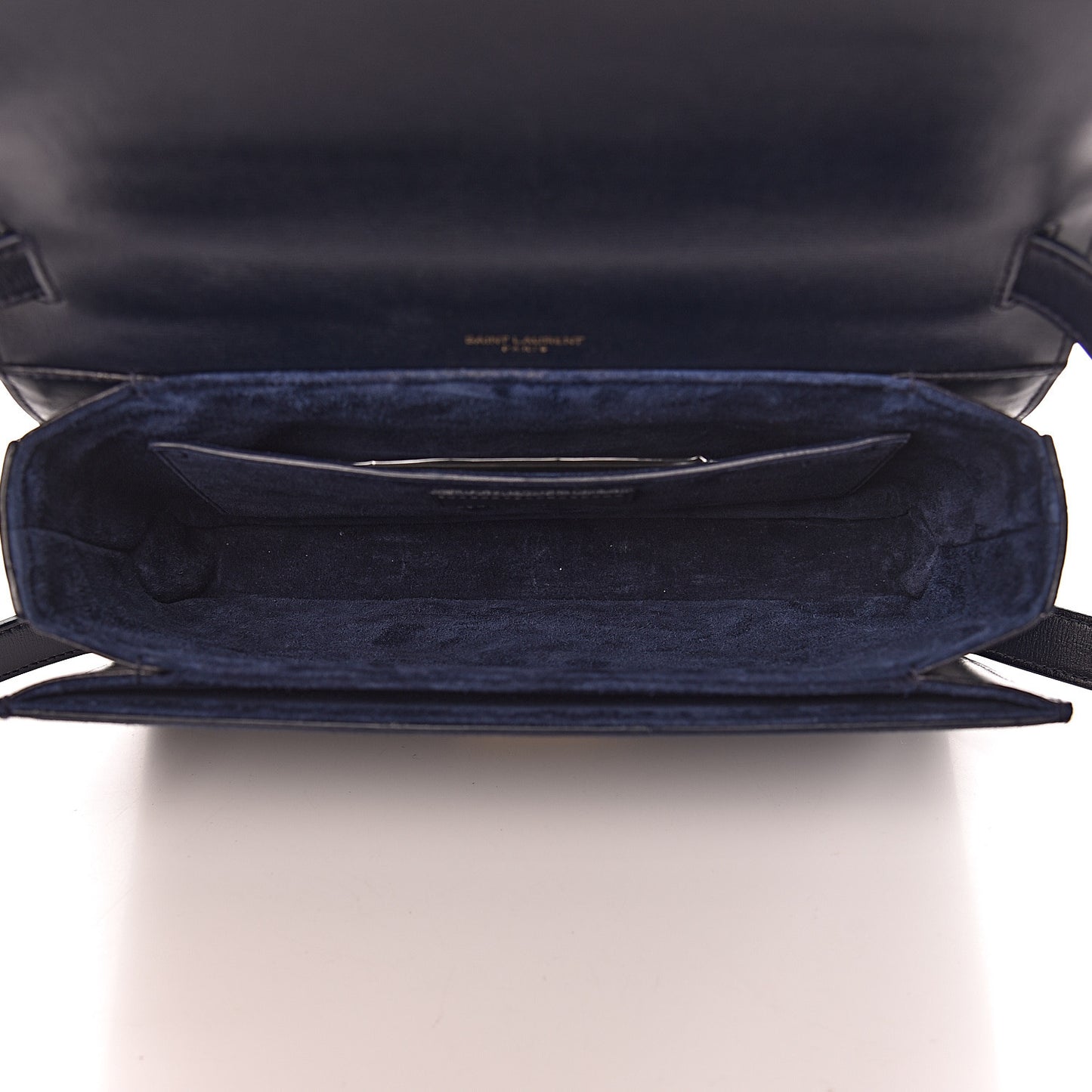 Smooth Calfskin Suede Medium Bellechasse Navy
