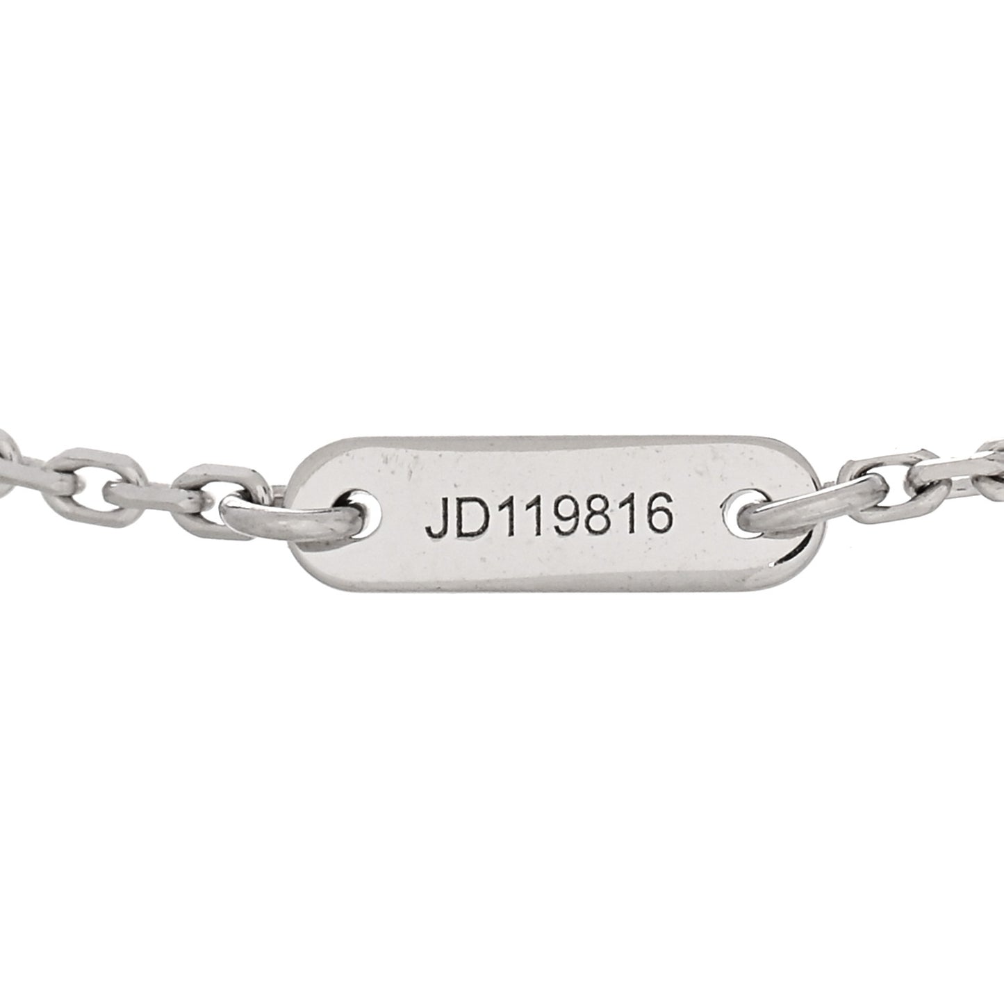 18K White Gold Diamond Sweet Alhambra Bracelet