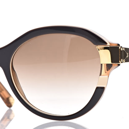 Louis Vuitton Petit Soupcon Cat Eye Sunglasses Z0487W Brown 8 of 8